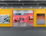 Installation view, Pace at Zona Maco, Centro Citibanamex, Mexico City. 