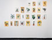 Installation view of Eligible/Illegible, an exhibition at PS122 Gallery in New York. 