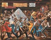 Ernie Barnes, The Sugar Shack, 1976.