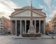 Exterior view of the Pantheon. Wikimedia Commons. Photo by Rabax63