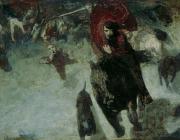 Franz von Stuck, The Wild Chase, 1889, oil on canvas, Städtische Galerie im Lenbachhaus, Munich 