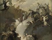 Franz Anton Maulbertsch, detail of The Glorification of the Royal Hungarian Saints, ca. 1772–73