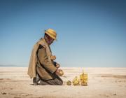 Gaston Zilberman, Qotzuñi: People of the Lake, Photograph, Lake Poopó, Bolivia, 2023