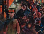 George Grosz, Gefährliche Straße, 1918.