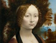Ginevra de’ Benci [obverse]. 1474/1478. Leonardo da Vinci. Oil on Panel. Ailsa Mellon Brue Fund, National Gallery of Art.