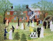 Grandma Moses, A Country Wedding, 1951, oil on pressed wood, Bennington Museum, Museum purchase, 1998.79