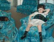 Little Girl in a Blue Armchair, 1877–78. Oil on canvas, 35 1/4 × 51 1/8 in. (89.5 × 129.9 cm). National Gallery of Art, Washington, DC: Collection of Mr. and Mrs. Paul Mellon, 1983.1.18
