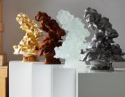 Karen LaMonte (American, born 1967), (Group of) Cumulus (1:8), 2020–2023. Various mediums and sizes. © Karen LaMonte. Photo: Martin Polak.