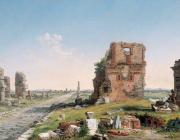 John Linton Chapman (1839–1905), Via Appia, 1867. Oil on canvas, Georgia Museum of Art, University of Georgia. License