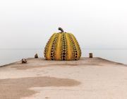 Yayoi Kusama's Yellow Pumpkin on the Japanese island of Naoshima. Image by jezhowell.photo via Flickr