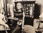 Photo collage display for the exhibition "Tamara Łempicka", Muzeum Narodowe, Kraków, Poland 2022