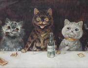 Louis Wain, The Bachelor Party, 1939.