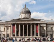 exterior of the national gallery london