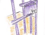 Nelson Mandela, The Cell Door, Robben Island, 2002.