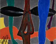 Man Ray, Non-Abstraction, 1947. Oil on panel. 36 1/4 x 27 1/2 inches (92.1 x 68.9 cm).