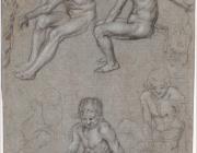 Jacques de Gheyn II (Dutch, 1565–1629), Studies of a Naked Seated Boy, c. 1603.