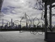 Installation view of The Rooftop Garden Commission: Petrit Halilaj, Abetare (2024).
