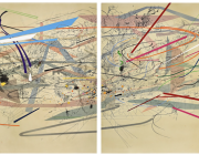 Julie Mehretu, Untitled, 2001. Via Sotheby's