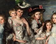  Thérèse Schwartze, Portrait of Aleida Gijsberta van Ogtrop-Hanlo with her five children, 1906.