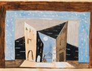 Pablo Picasso, Scene design for Pulcinella, ca. 1920