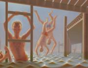 George Tooker, Divers, 1952