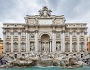 The Trevi Fountain in Rome, Italy