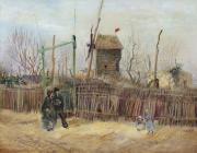Vincent Van Gogh, Scène de rue à Montmartre, 1887. 