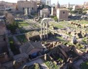 View of the Roman Forum.
