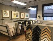 Art Wise warehouse interior.