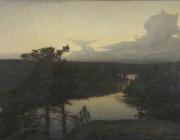 Prins Eugene (Swedish, 1865–1947). Clear Night after the Rain, 1904. Oil on canvas. 39 3/8 x 63 inches (100 x 160 cm). Prins Eugens Waldemarsudde, Stockholm. Photo: Lars Engelhardt, Prins Eugens Waldemarsudde.