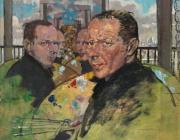 William Orpen, Self-portrait, 1924, oil on canvas, Fitzwilliam Museum