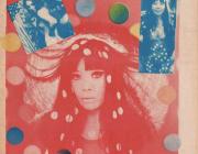 Yayoi Kusama, detail of Kusama Presents An Orgy : Nudity, Love, Sex & Beauty For Adults Over 21, 1969. Offset-printed. 17.3 x 11.4 in.