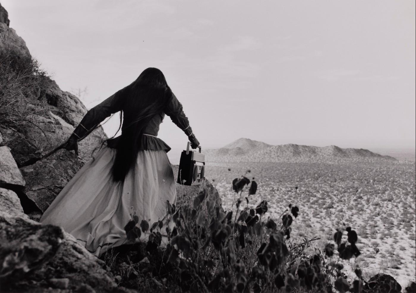 Graciela Iturbide, Angel Woman, Sonora Desert / Mujer Ángel, Desierto de Sonora México, 1979