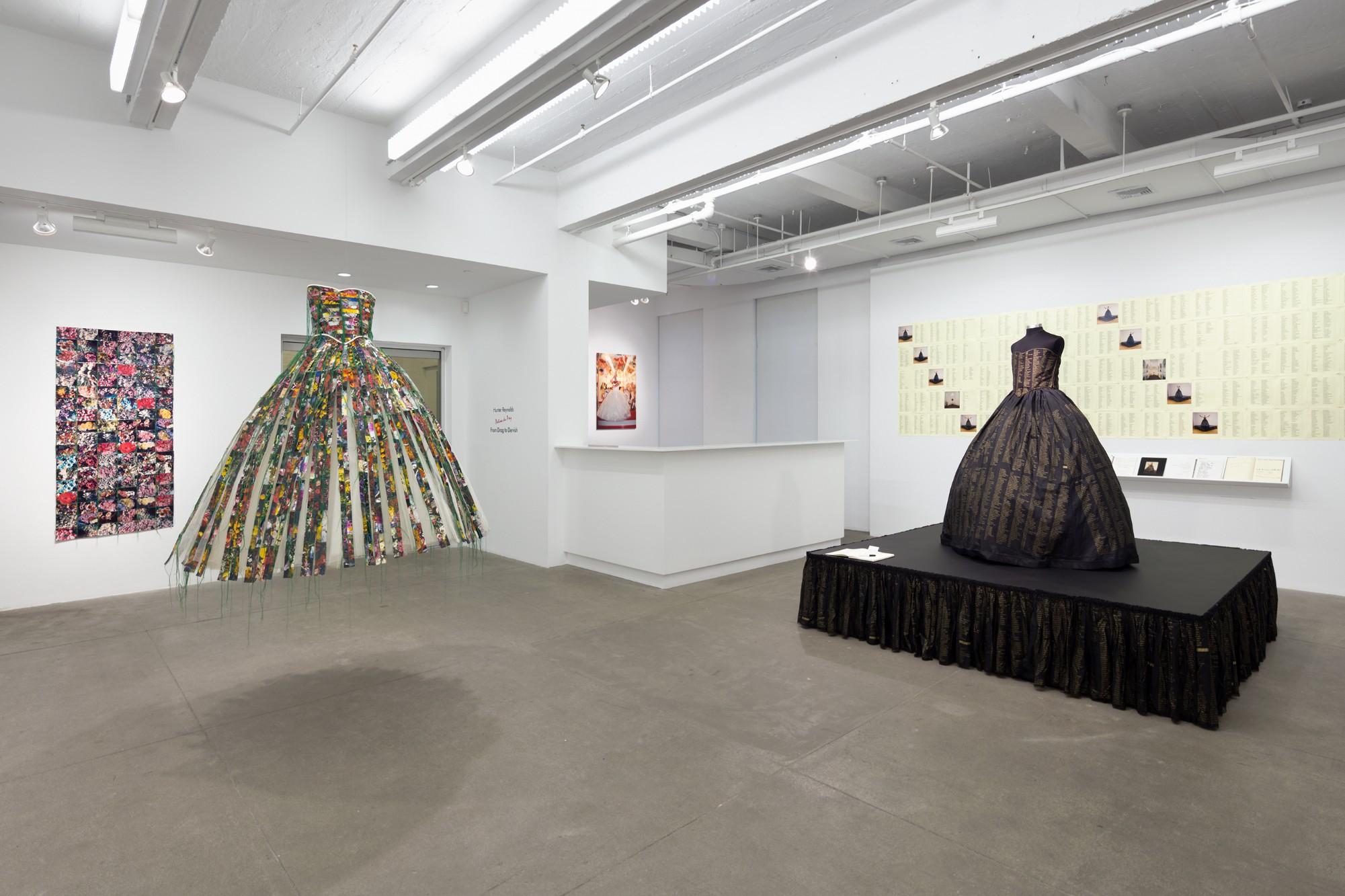 Installation view, Hunter Reynolds’ From Drag to Dervish at P·P·O·W, New York, now available to view online.