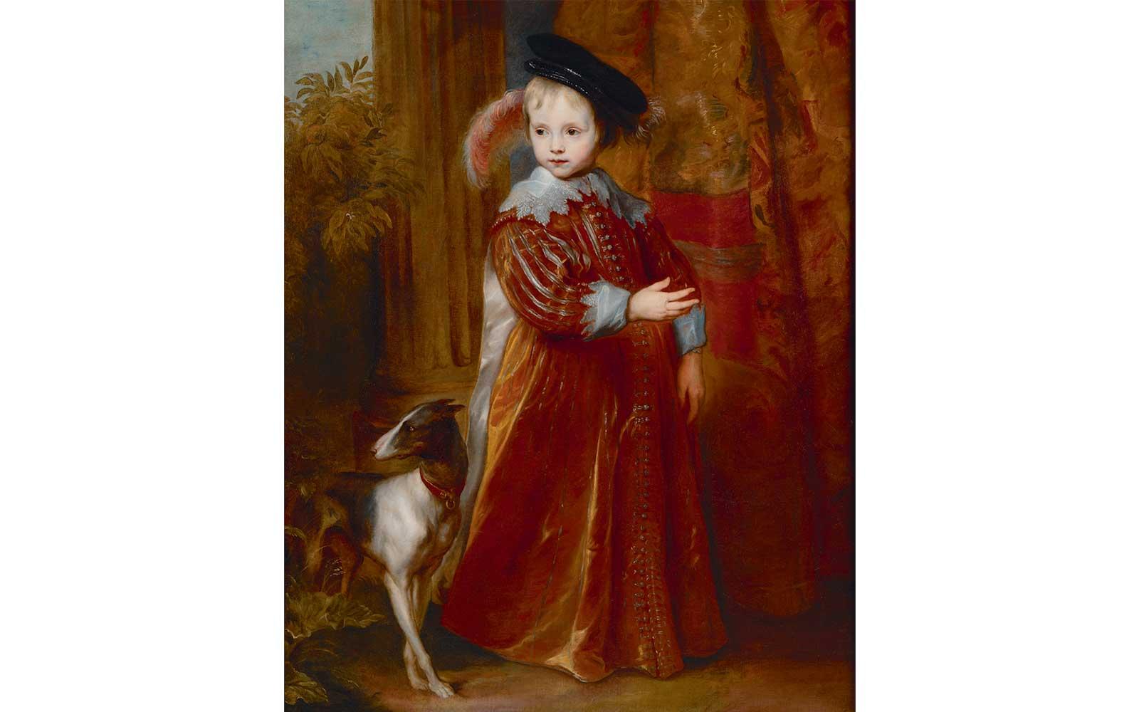 Anthony van Dyck, Portrait of Prince William II of Orange as a Child, about 1631. 