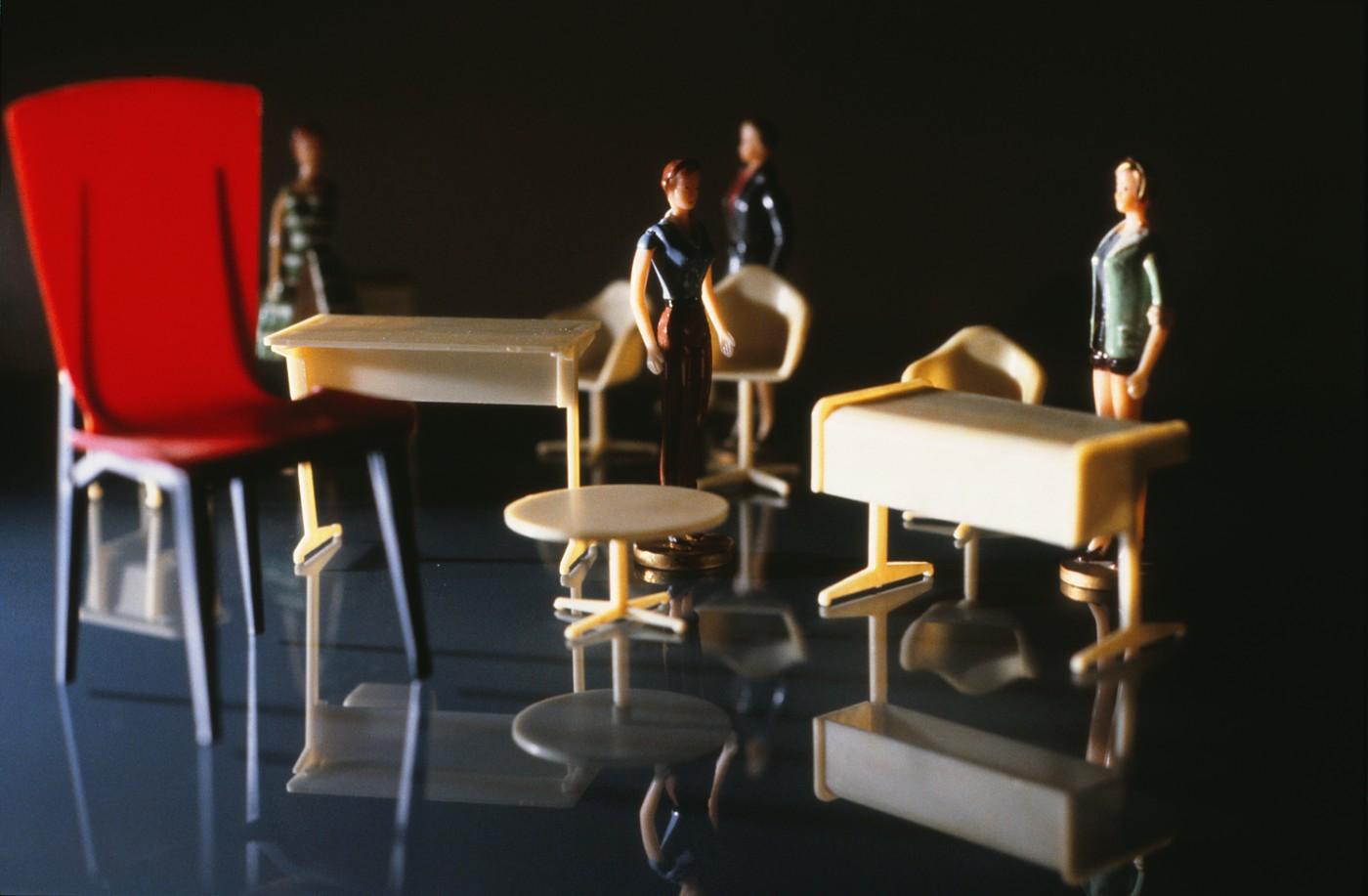 Laurie Simmons, Modern Office (with Four Women), 1998