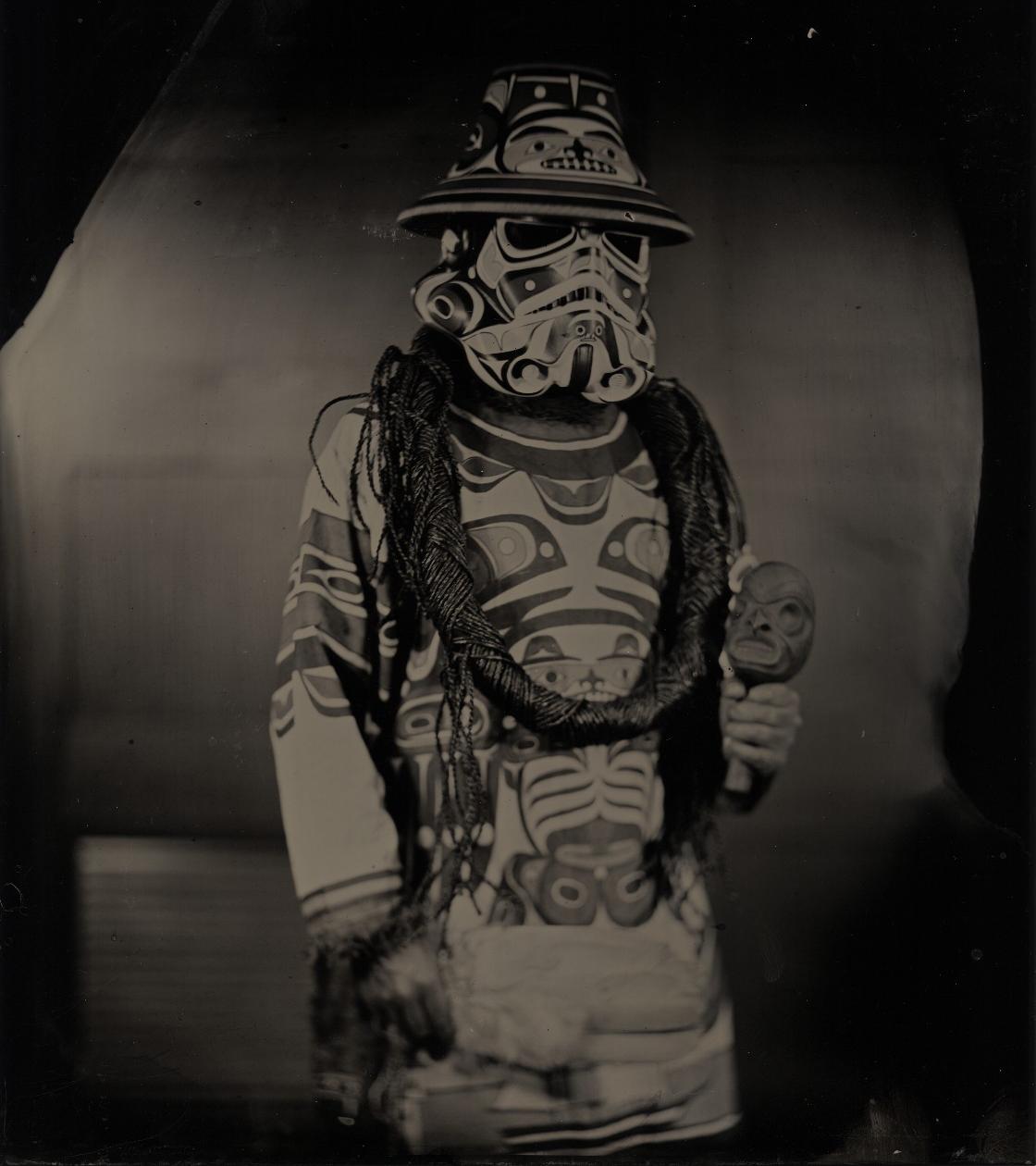 Will Wilson, Diné, b. 1969, "K’ómoks Imperial Stormtrooper (Andy Everson), Citizen of the K’ómoks First Nation," 2018