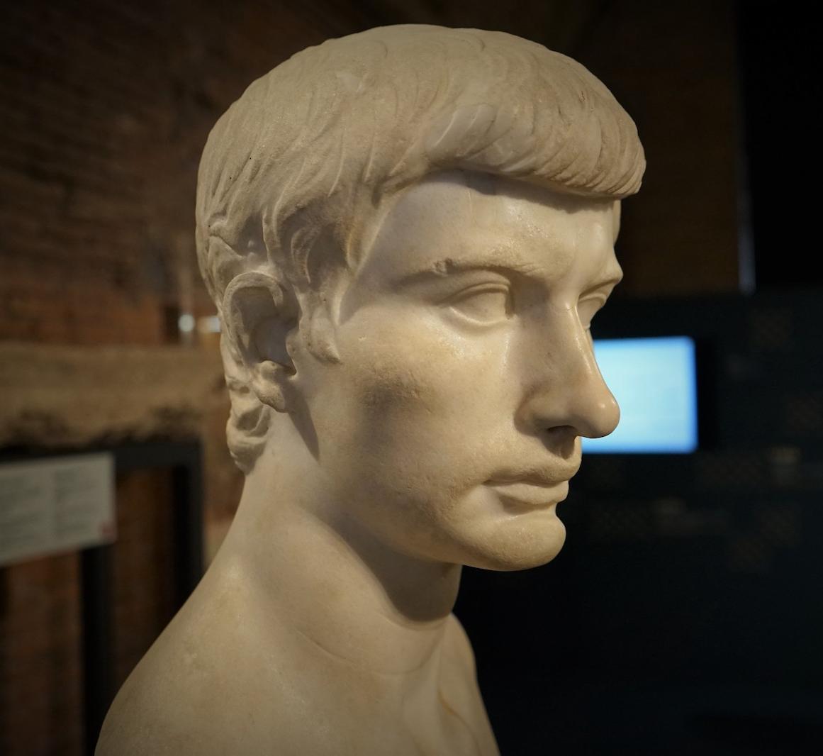 Ancient bust believed to be Brutus.