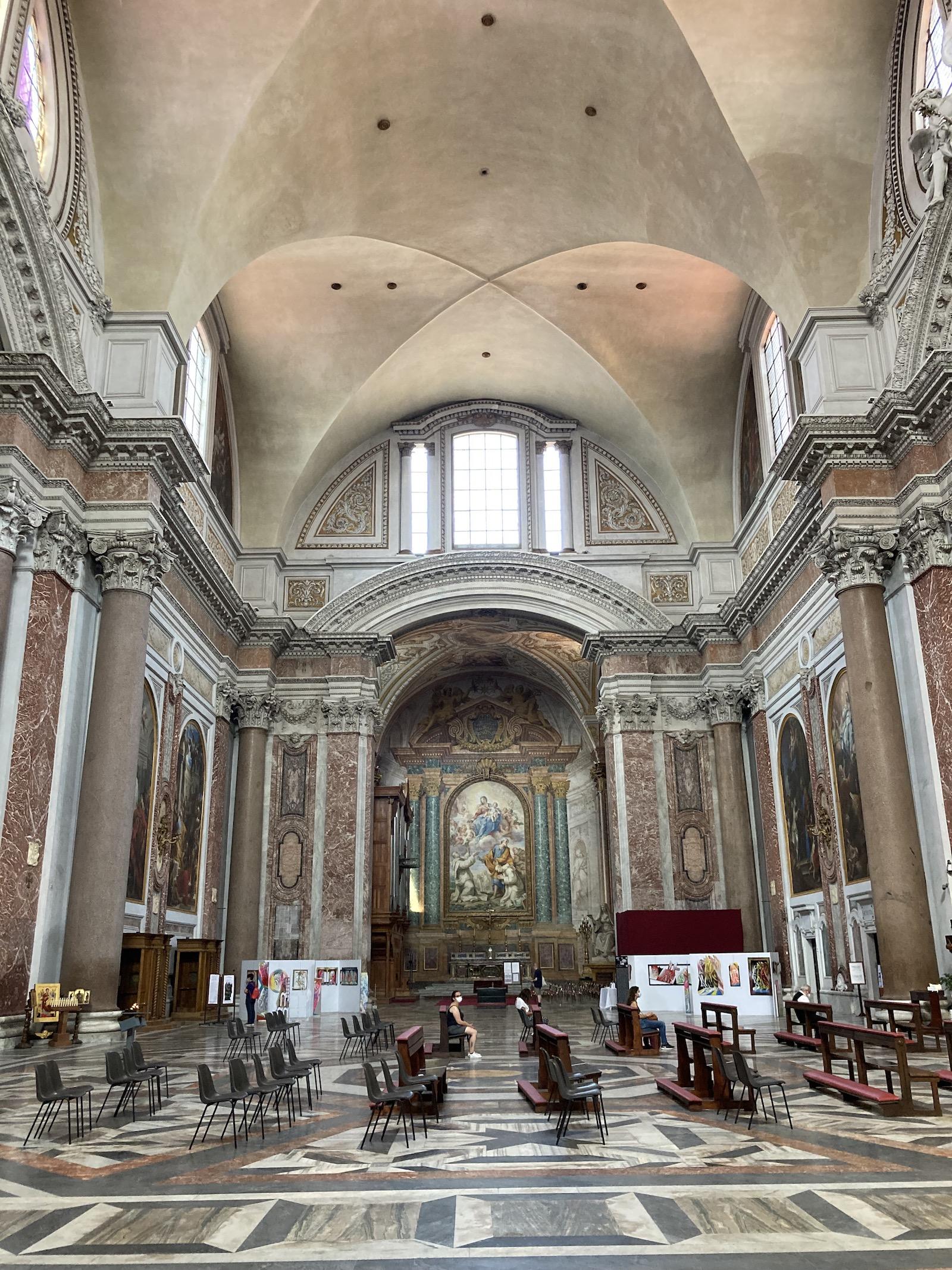 Baths of Diocletian, now the Church of Santa Maria Degli Angeli e Martiri. Photo by Christopher Siwicki.