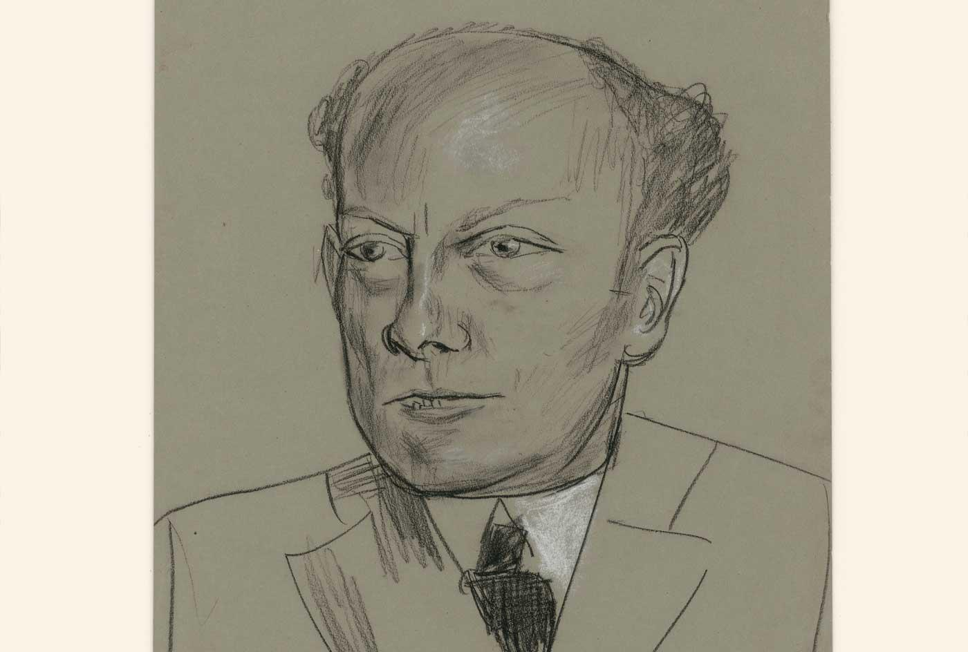 Study of the Portrait Gottlieb Friedrich Reber, 1929.