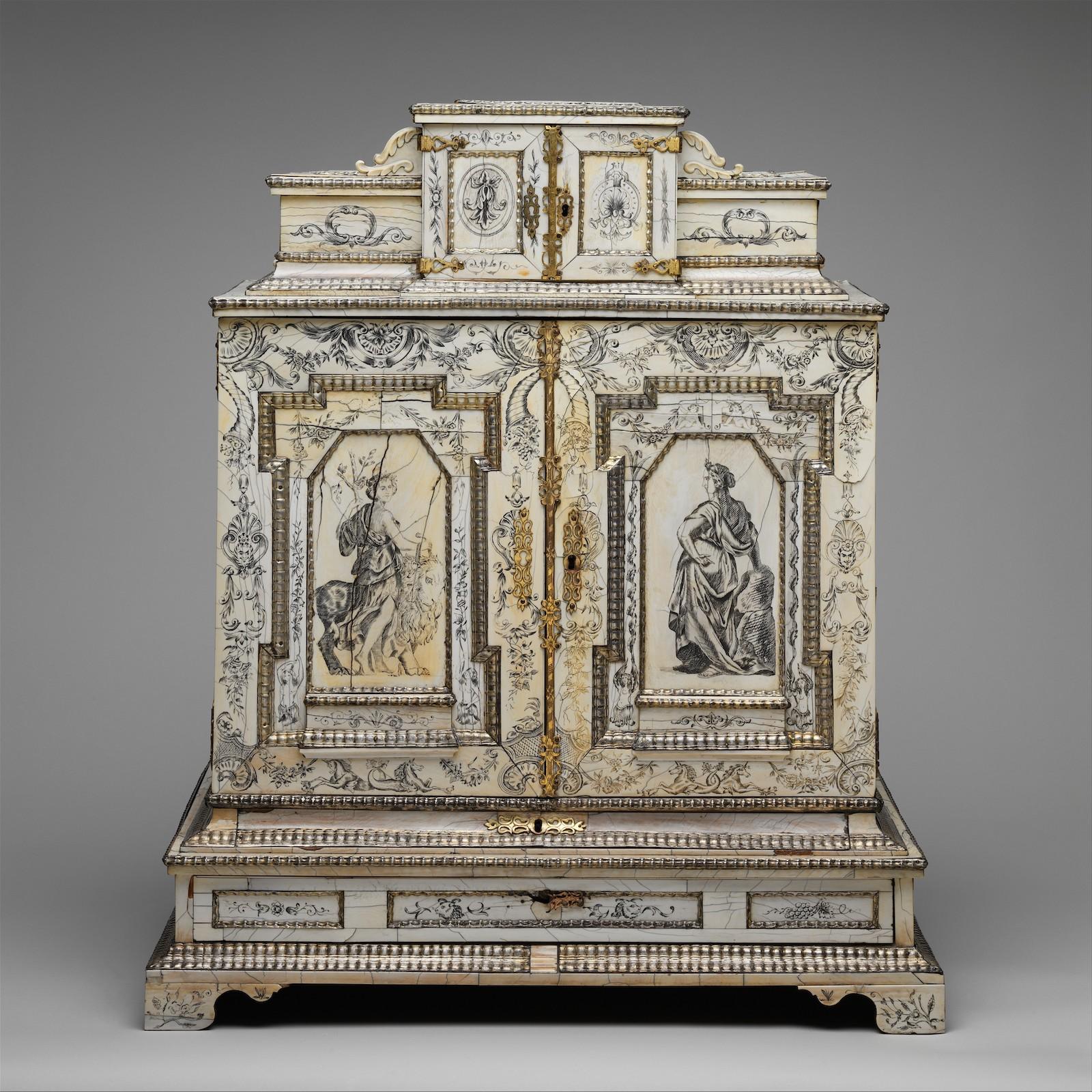 Closed view of the incredibly intricate Cabinet 