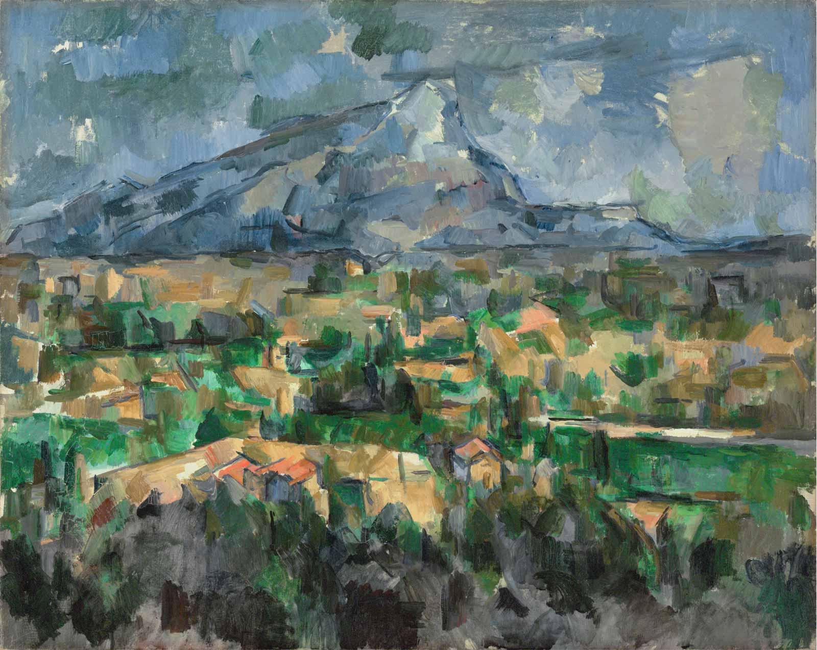 Mont Sainte-Victoire, 1902-1904, by Paul Cézanne