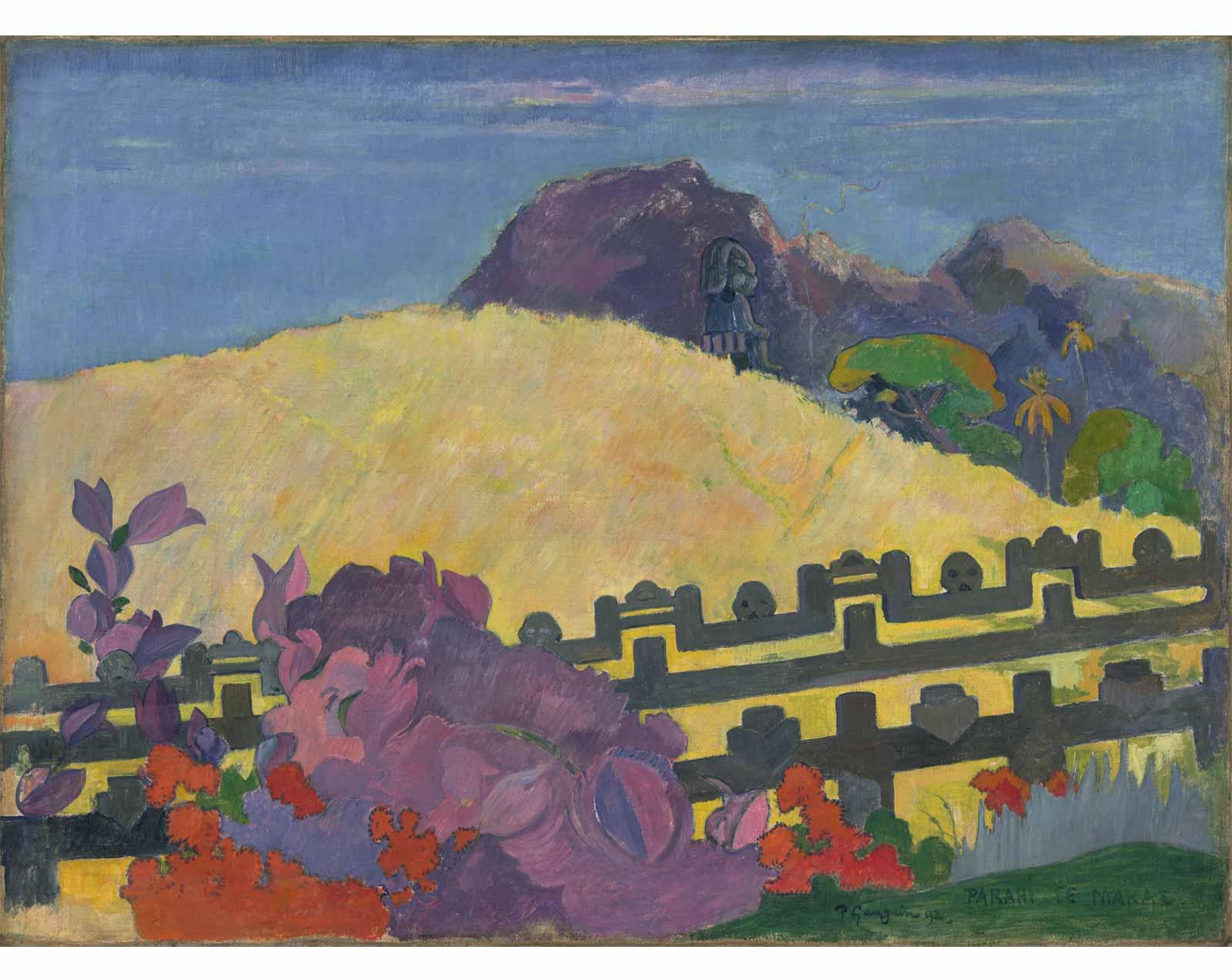 The Sacred Mountain (Parahi Te Marae), 1892, by Paul Gauguin