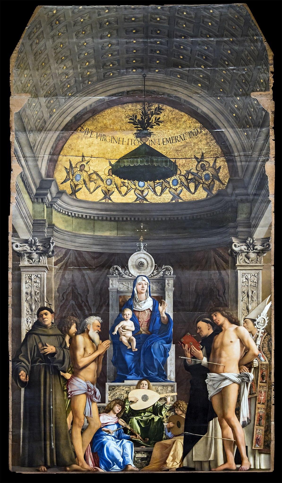 Giovanni Bellini, San Giobbe Altarpiece, 1487. Oil on Panel. Gallerie dell’Accademia in Venice.