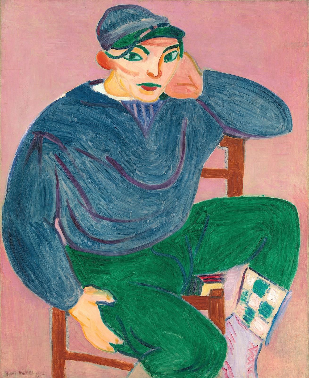 Henri Matisse. Young Sailor II. 1906. Oil on canvas, 39 7/8 × 32 5/8″ (101.3 × 82.9 cm). The Metropolitan Museum of Art, New York.