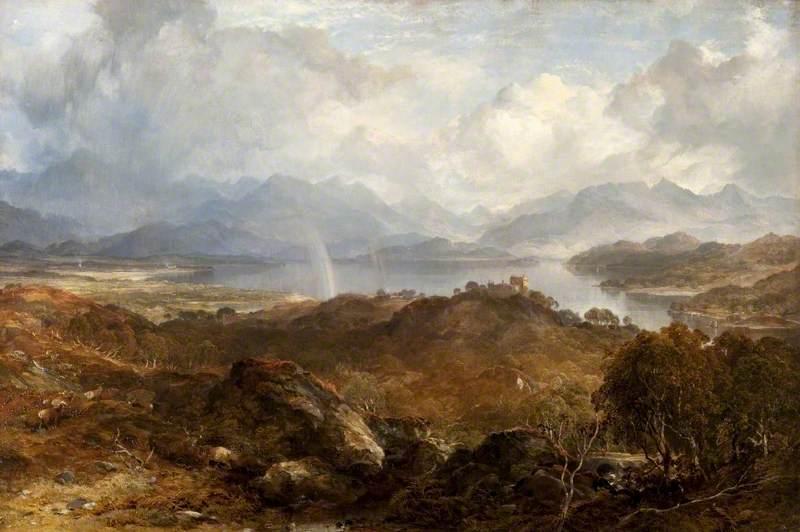 Horatio McCulloch, My heart's in the Highlands, 1860. Oil on canvas. Bequeathed by Mrs Janet Rodger, 1901. Photo by Glasgow Life Museums.
