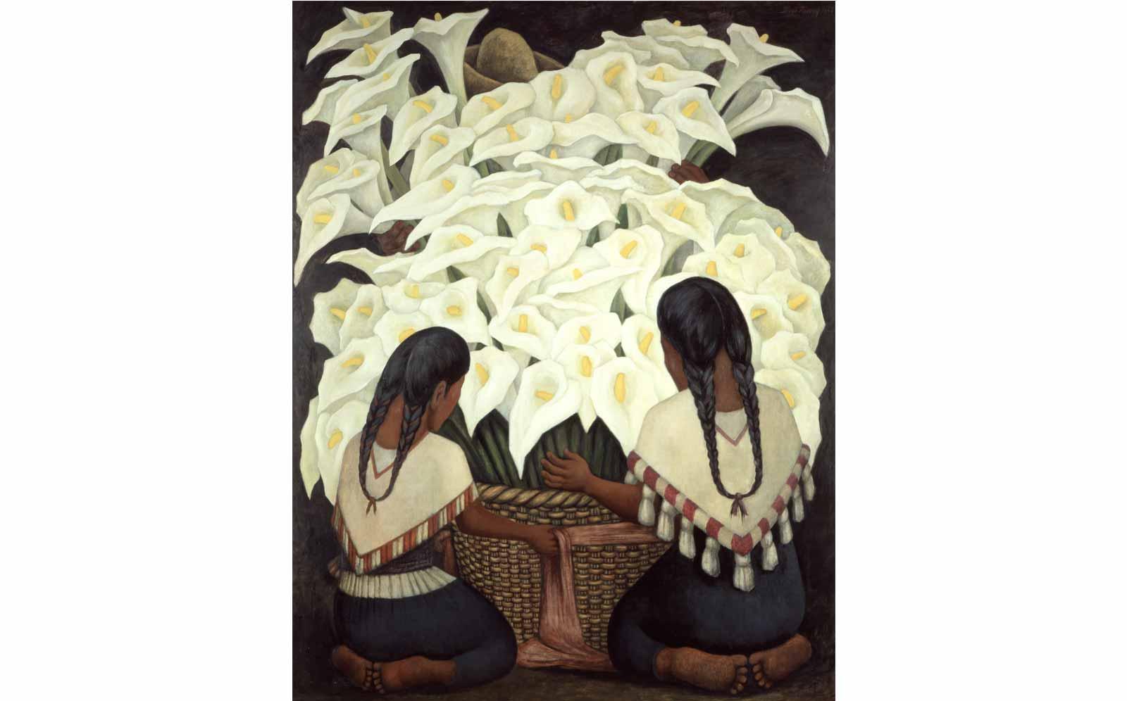 Diego Rivera, Calla Lily Vendor, 1943.