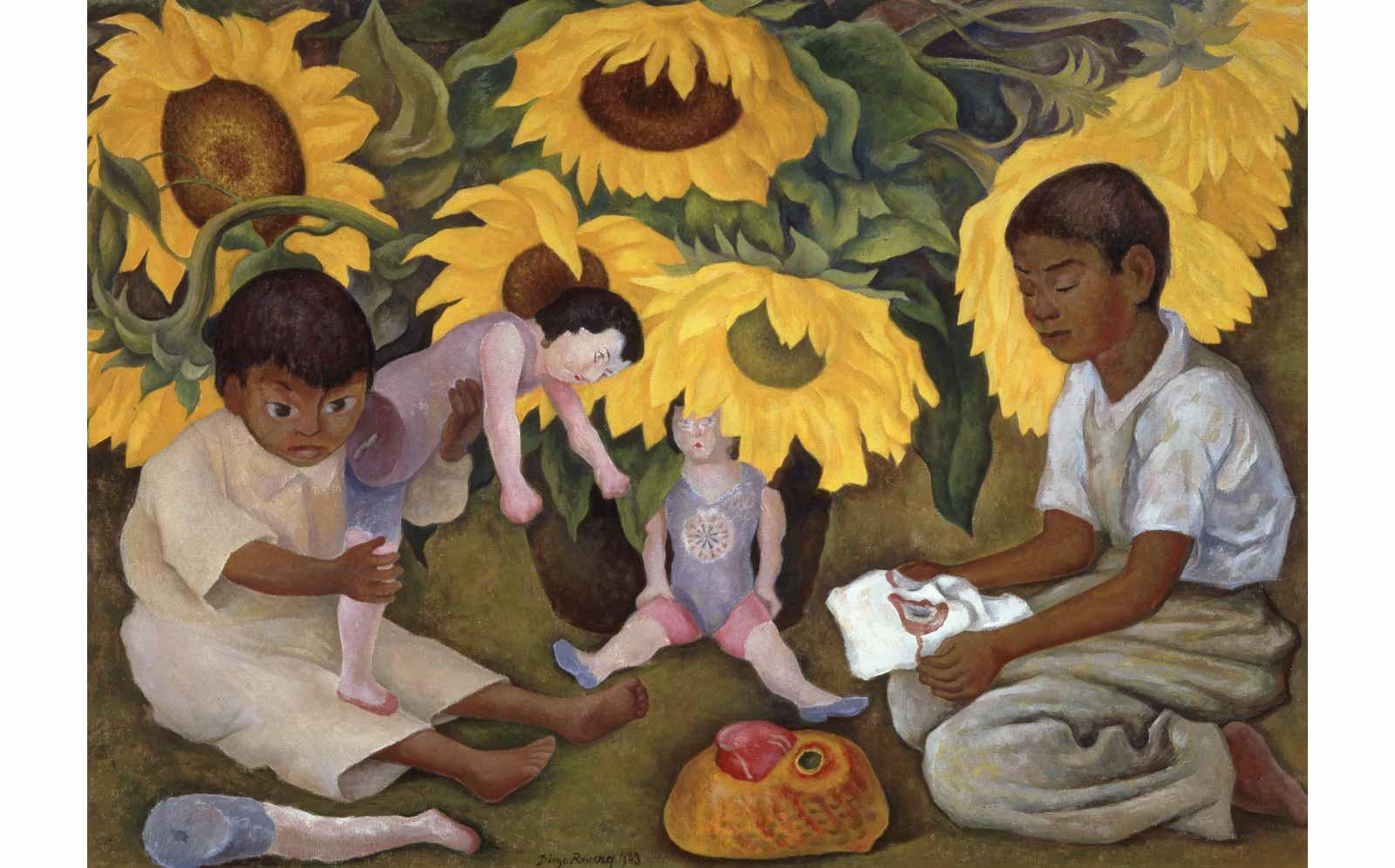 Diego Rivera, Sunflowers, 1943.