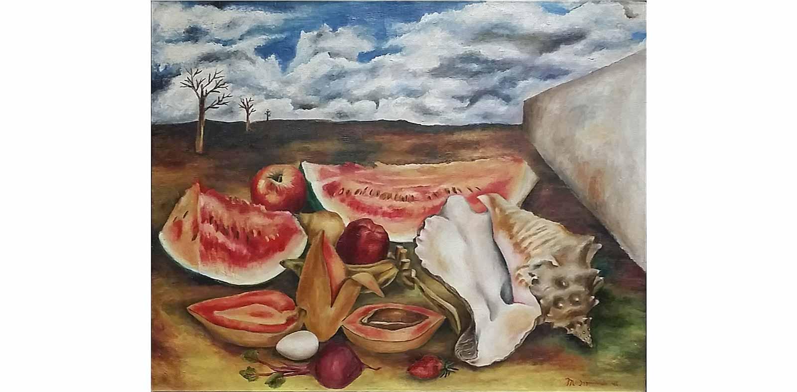 Living Nature - María Izquierdo, oil on canvas, 1946.