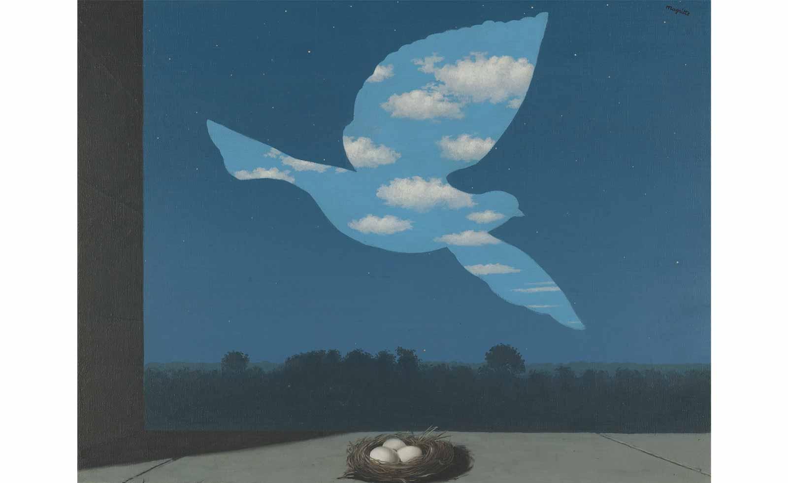 René Magritte, The Return, 1940. Oil on canvas.